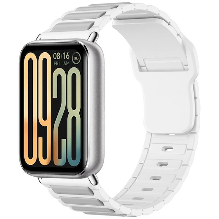 For Xiaomi Band  10 Pro / Redmi Watch 6 / 5 I-Shape Texture Reverse Buckle Silicone Watch Band
