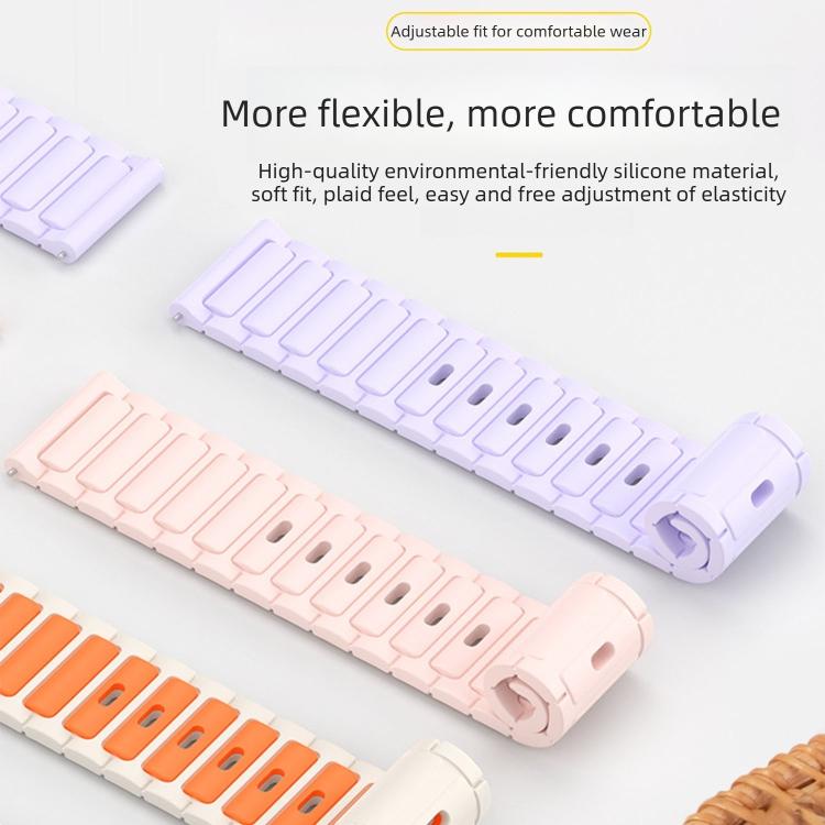 For Xiaomi Band  10 Pro / Redmi Watch 6 / 5 I-Shape Texture Reverse Buckle Silicone Watch Band