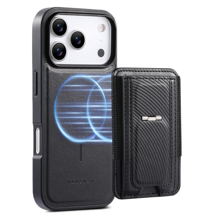 For iPhone 17 Pro CaseNeo Fold Holder Retro Elastic Card Bag Magnetic Back Phone Case