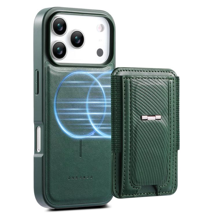 For iPhone 17 Pro CaseNeo Fold Holder Retro Elastic Card Bag Magnetic Back Phone Case