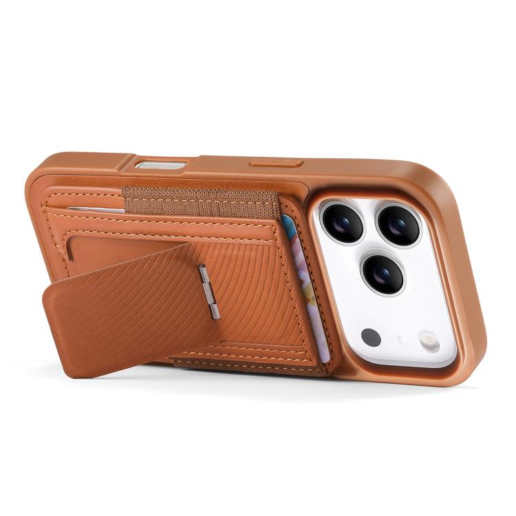 For iPhone 17 Pro Max CaseNeo Fold Holder Retro Elastic Card Bag Magnetic Back Phone Case