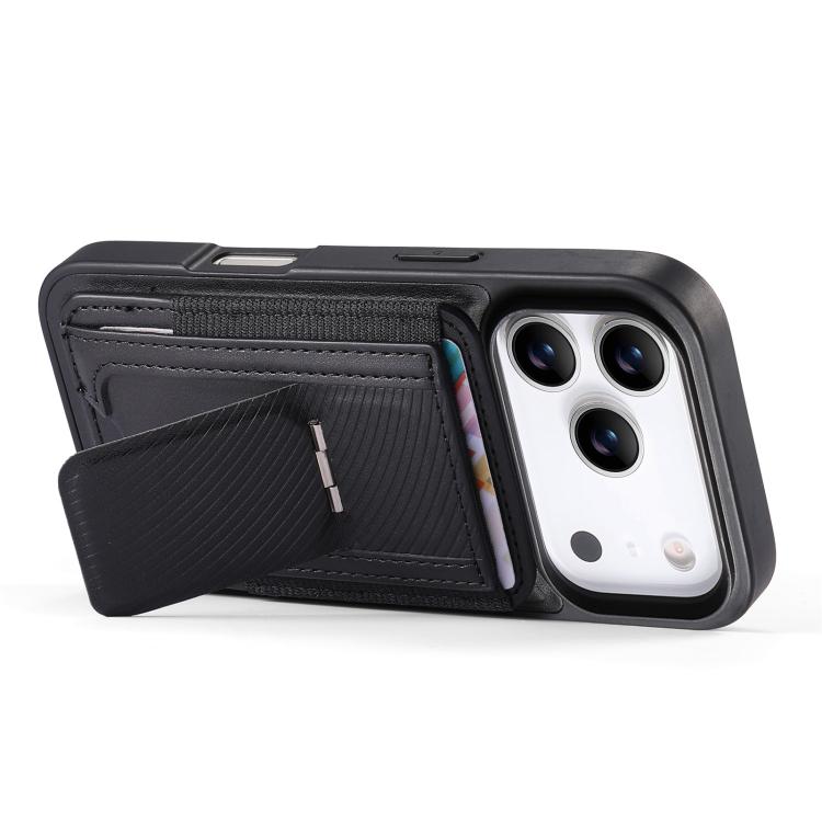 For iPhone 17 Pro Max CaseNeo Fold Holder Retro Elastic Card Bag Magnetic Back Phone Case