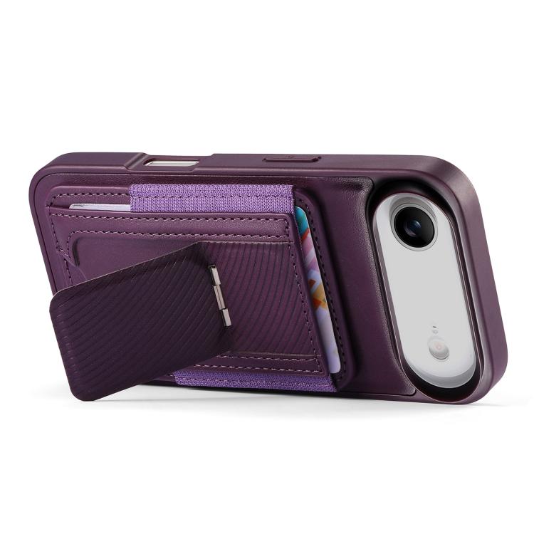 For iPhone Air CaseNeo Fold Holder Retro Elastic Card Bag Magnetic Back Phone Case
