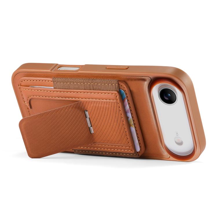 For iPhone Air CaseNeo Fold Holder Retro Elastic Card Bag Magnetic Back Phone Case