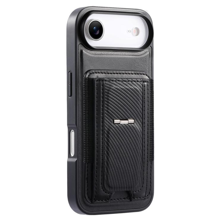 For iPhone Air CaseNeo Fold Holder Retro Elastic Card Bag Magnetic Back Phone Case