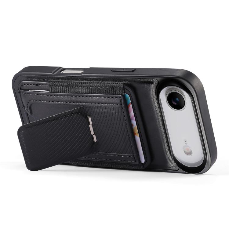 For iPhone Air CaseNeo Fold Holder Retro Elastic Card Bag Magnetic Back Phone Case