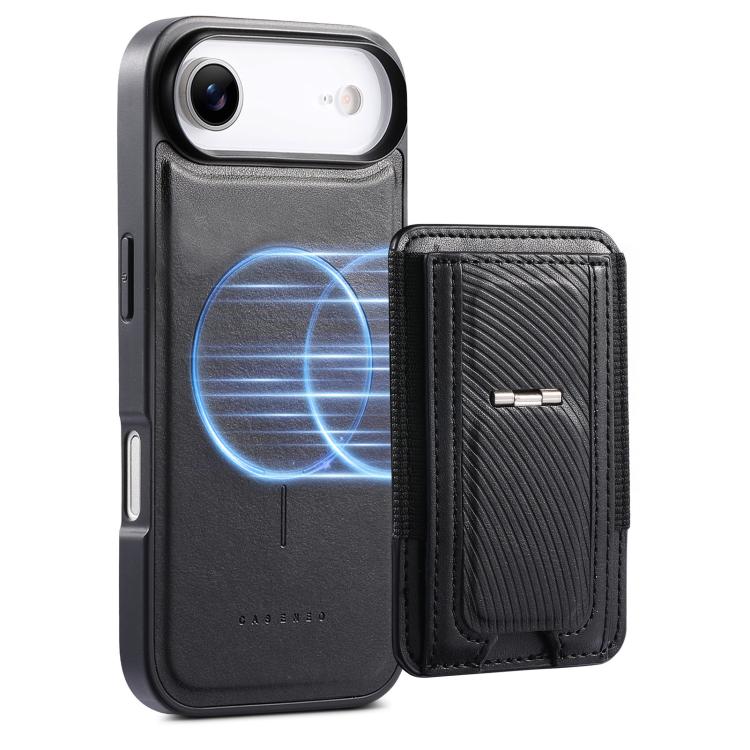 For iPhone Air CaseNeo Fold Holder Retro Elastic Card Bag Magnetic Back Phone Case
