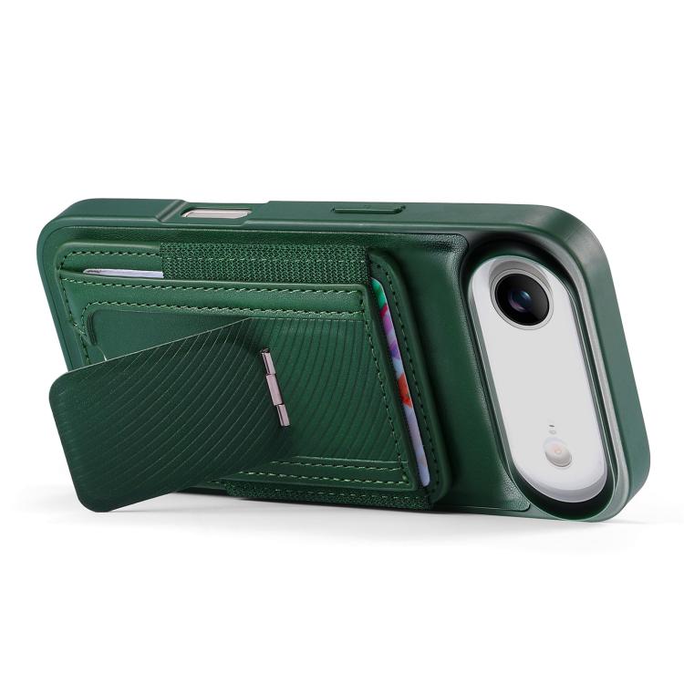 For iPhone Air CaseNeo Fold Holder Retro Elastic Card Bag Magnetic Back Phone Case