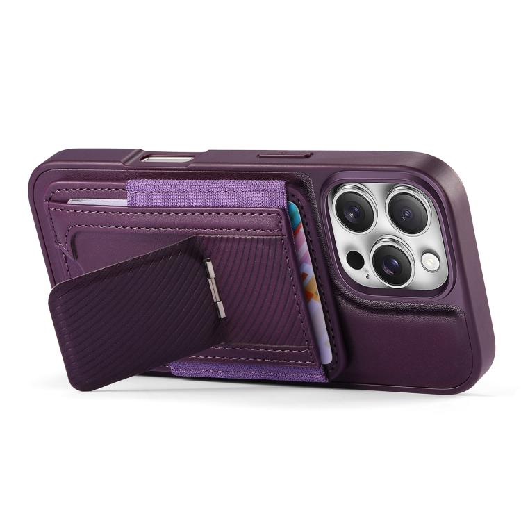 For iPhone 13 Pro Max CaseNeo Fold Holder Retro Elastic Card Bag Magnetic Back Phone Case