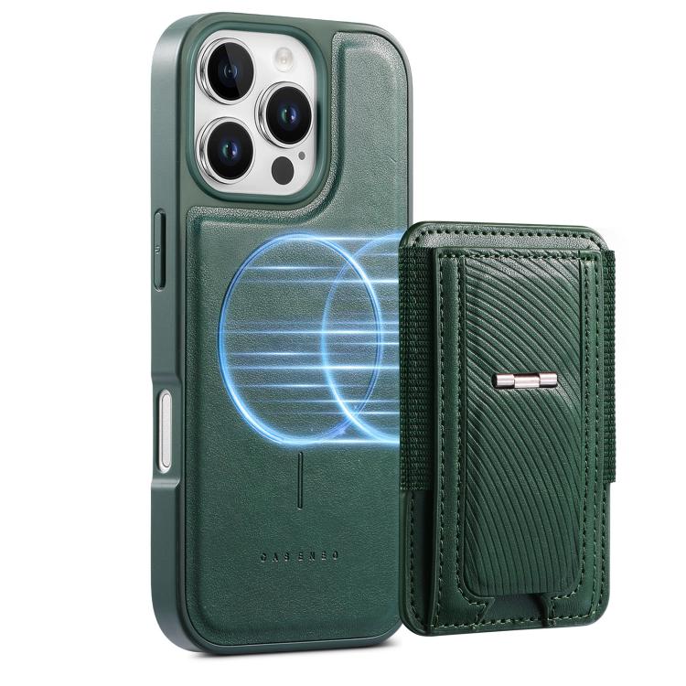 For iPhone 13 Pro Max CaseNeo Fold Holder Retro Elastic Card Bag Magnetic Back Phone Case