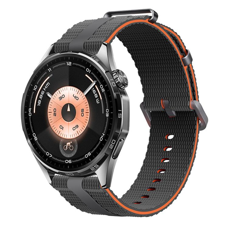 20mm Line Pattern Silicone Watch Band