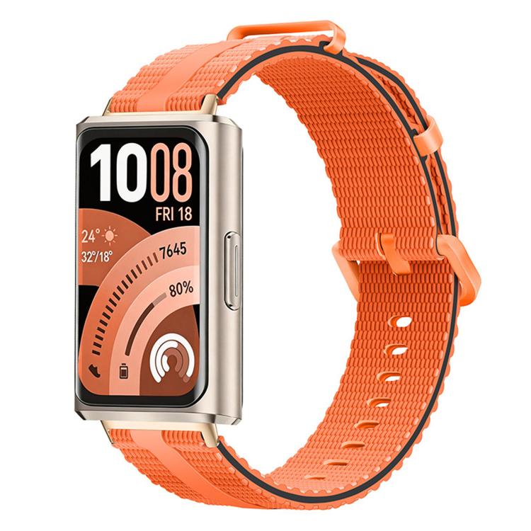 For Huawei Band 11 / Band 11 Pro Line Pattern Silicone  Watch Band