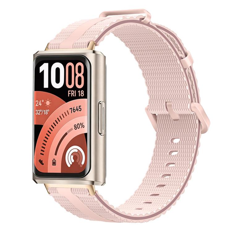 For Huawei Band 11 / Band 11 Pro Line Pattern Silicone  Watch Band