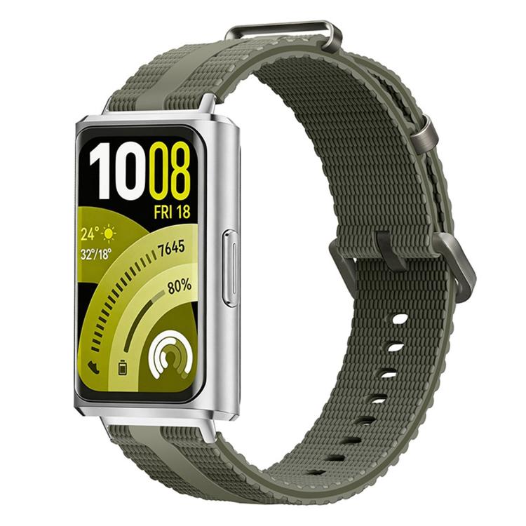 For Huawei Band 11 / Band 11 Pro Line Pattern Silicone  Watch Band