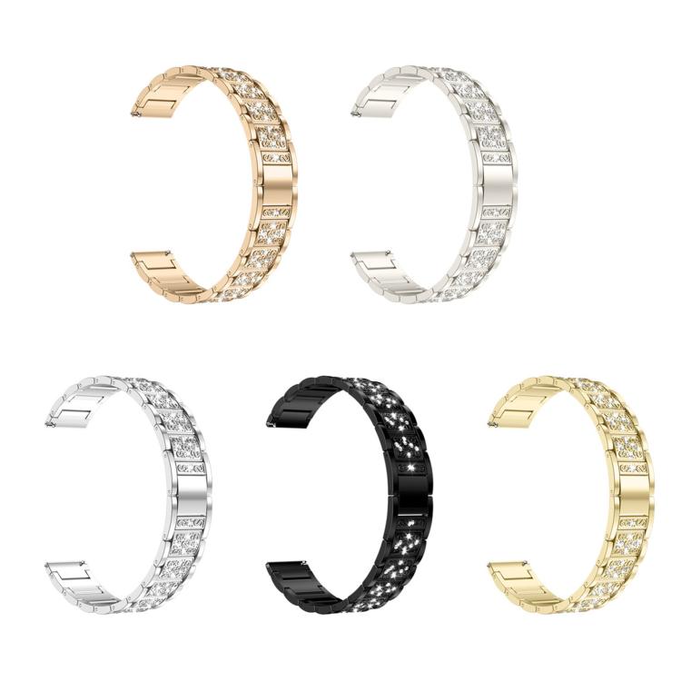 For Huawei Band 11 / Band 11 Pro Three Beads Diamond Starry Sky Metal Watch Band