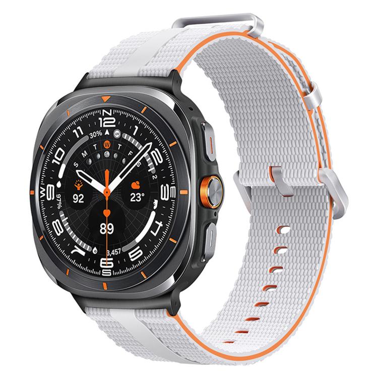 For Samsung Galaxy Watch Ultra / Ultra 2025 Line Pattern Silicone Watch Band
