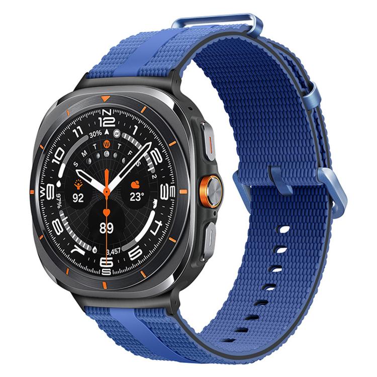 For Samsung Galaxy Watch Ultra / Ultra 2025 Line Pattern Silicone Watch Band