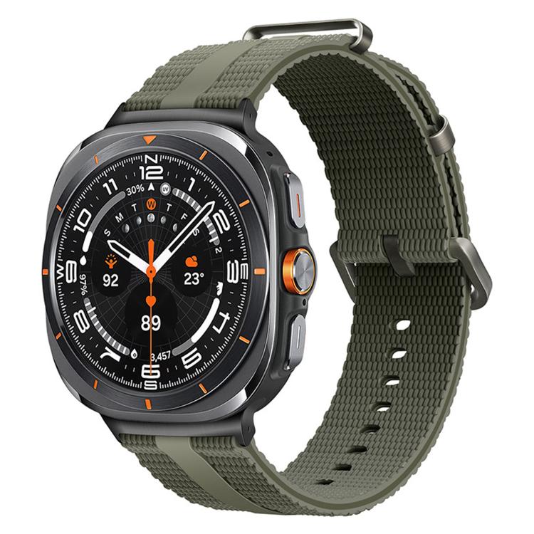 For Samsung Galaxy Watch Ultra / Ultra 2025 Line Pattern Silicone Watch Band