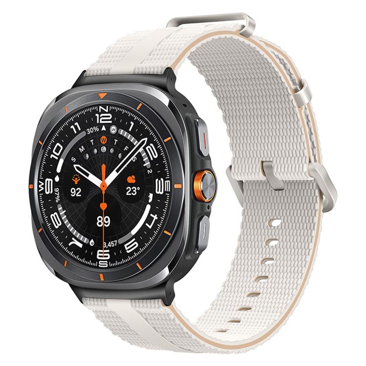 For Samsung Galaxy Watch Ultra / Ultra 2025 Line Pattern Silicone Watch Band