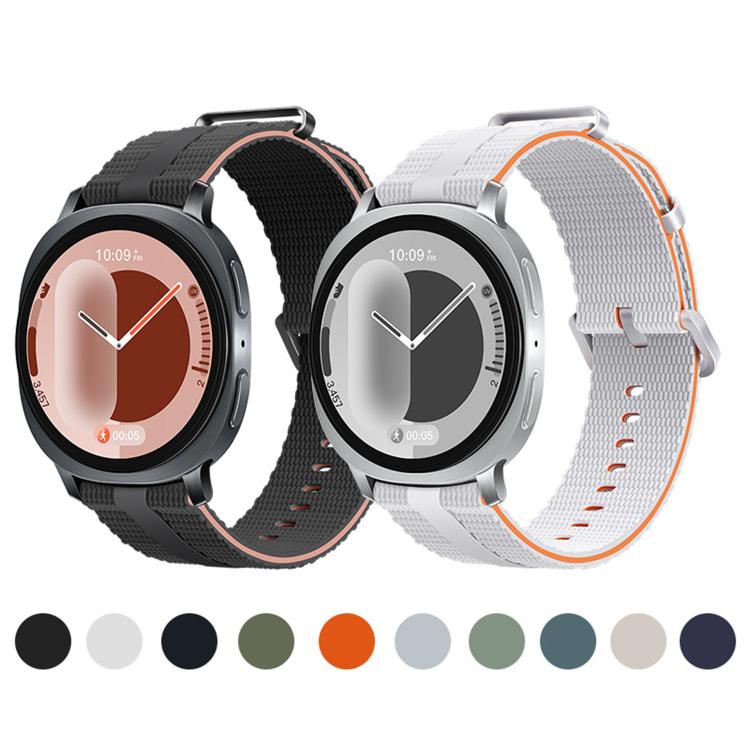 For Samsung Galaxy Watch8 / Watch8 Classic Line Pattern Silicone Watch Band