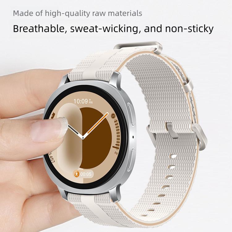 For Samsung Galaxy Watch8 / Watch8 Classic Line Pattern Silicone Watch Band