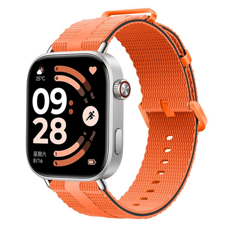 For Xiaomi Band 10 Pro / 9 Pro / Redmi Watch 6 Line Pattern Silicone Watch Band