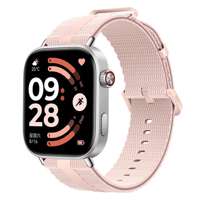 For Xiaomi Band 10 Pro / 9 Pro / Redmi Watch 6 Line Pattern Silicone Watch Band