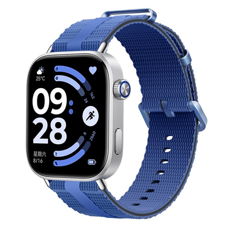 For Xiaomi Band 10 Pro / 9 Pro / Redmi Watch 6 Line Pattern Silicone Watch Band