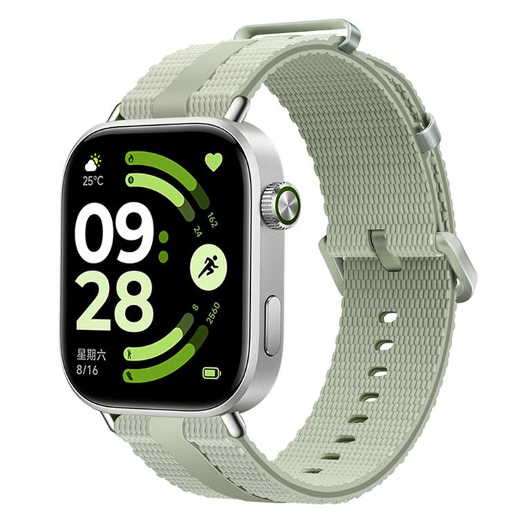 For Xiaomi Band 10 Pro / 9 Pro / Redmi Watch 6 Line Pattern Silicone Watch Band