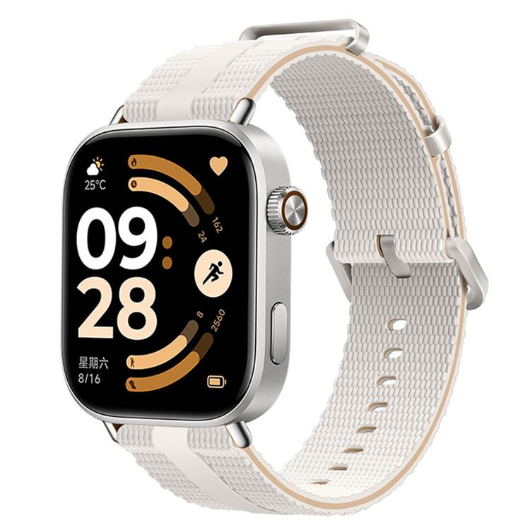 For Xiaomi Band 10 Pro / 9 Pro / Redmi Watch 6 Line Pattern Silicone Watch Band