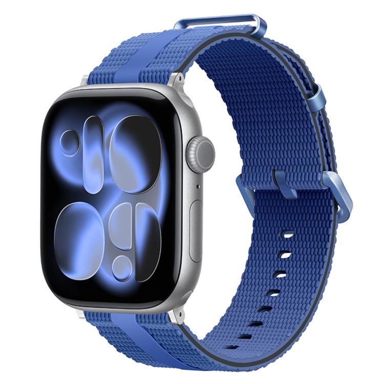 For Apple Watch 42mm / 41mm / 40mm / 38mm Line Pattern Silicone Watch Band