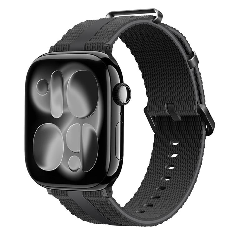 For Apple Watch 42mm / 41mm / 40mm / 38mm Line Pattern Silicone Watch Band