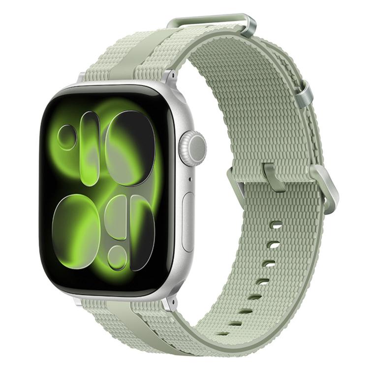 For Apple Watch 42mm / 41mm / 40mm / 38mm Line Pattern Silicone Watch Band
