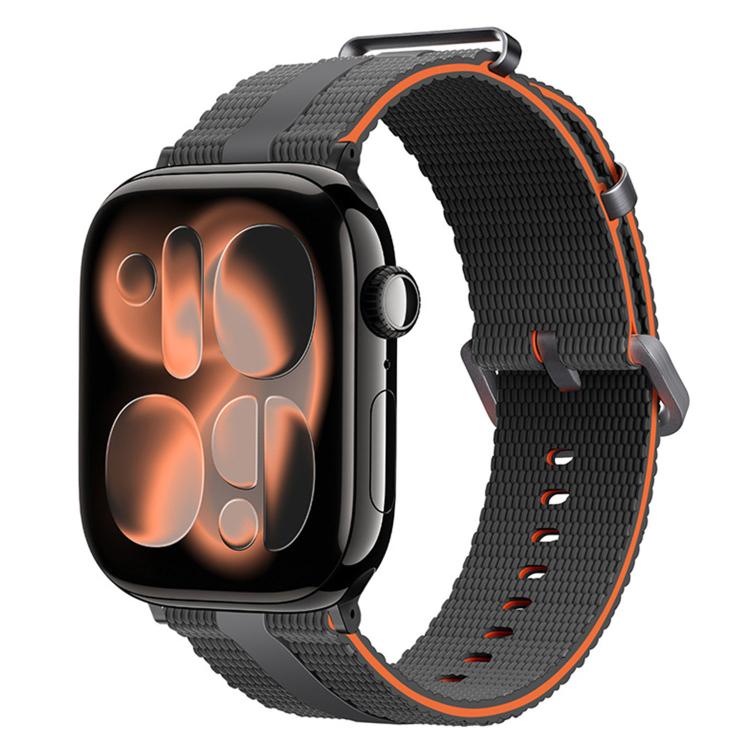 For Apple Watch 42mm / 41mm / 40mm / 38mm Line Pattern Silicone Watch Band