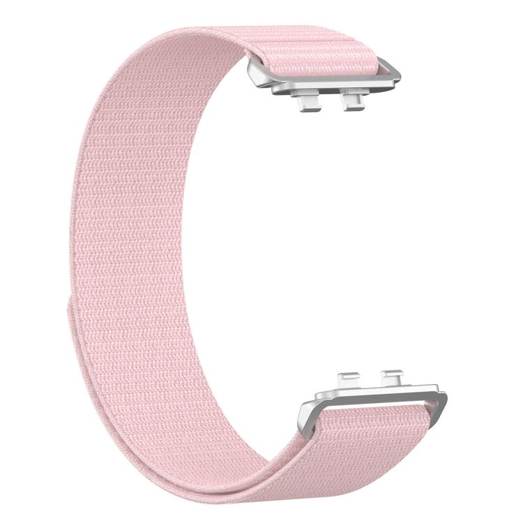 For Huawei Band 11 / Band 11 Pro Feather Light Round Tail Nylon Loop Metal Interface Watch Band