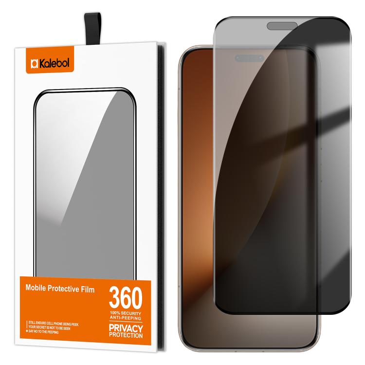 For Honor Magic8 Pro Kalebol Curved High-Aluminum Screen-Printed Full-Coverage Anti-Fingerprint Black-Border Privacy Tempered Glass Film