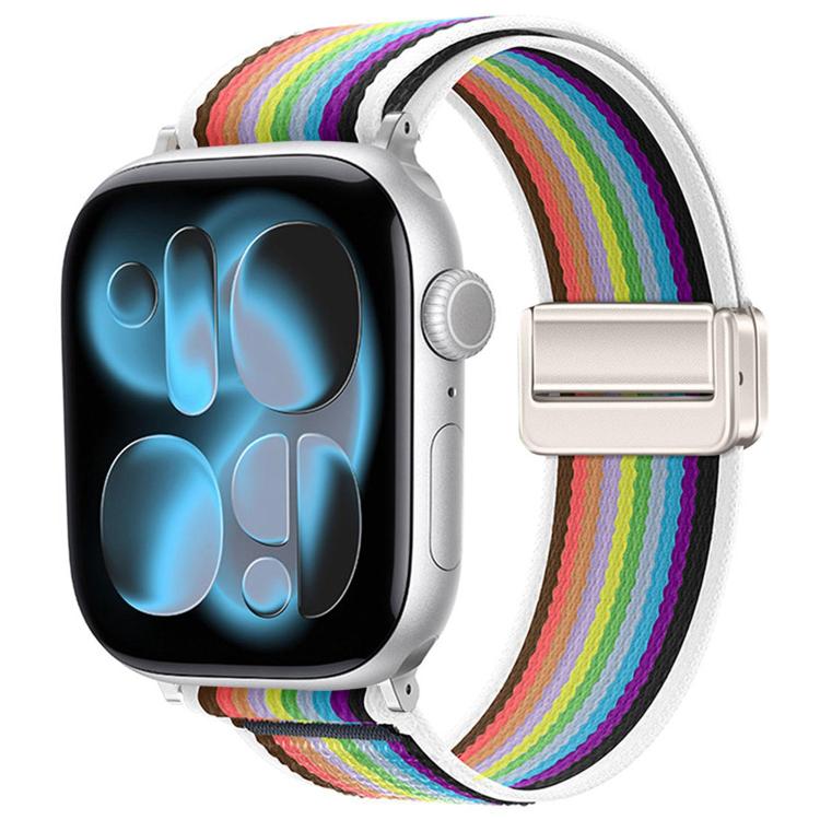 For Apple Watch 42mm / 41mm / 40mm / 38mm Magnetic Buckle Trail Loop Nylon Watch Band Watch Band
