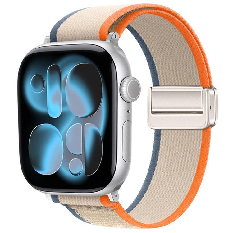 For Apple Watch 42mm / 41mm / 40mm / 38mm Magnetic Buckle Trail Loop Nylon Watch Band Watch Band