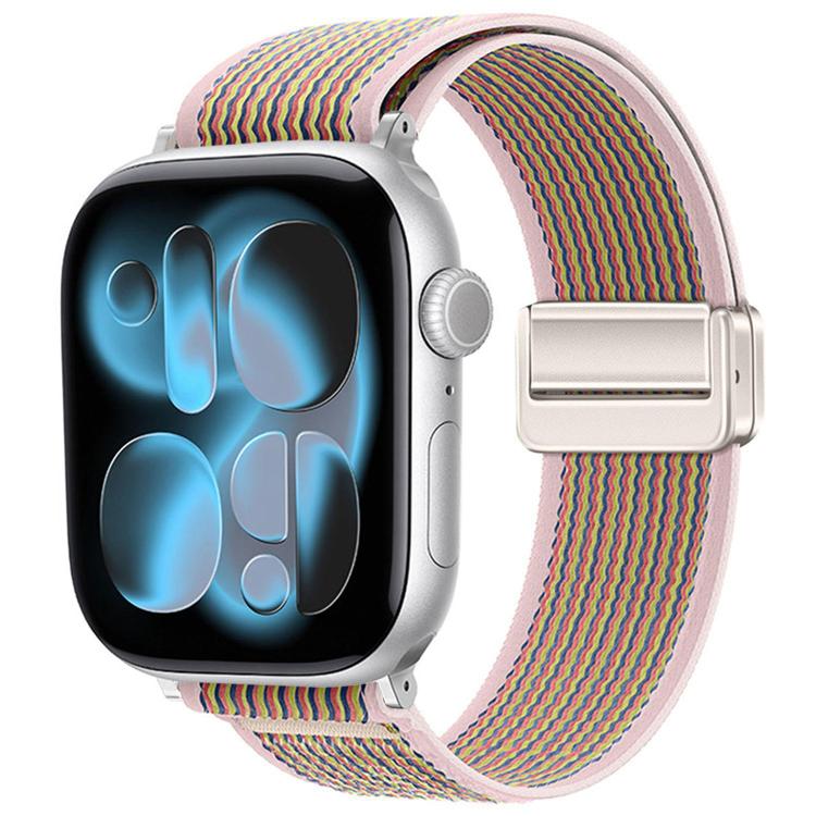 For Apple Watch 42mm / 41mm / 40mm / 38mm Magnetic Buckle Trail Loop Nylon Watch Band Watch Band