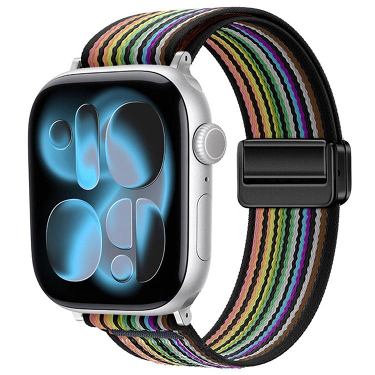 For Apple Watch 42mm / 41mm / 40mm / 38mm Magnetic Buckle Trail Loop Nylon Watch Band Watch Band