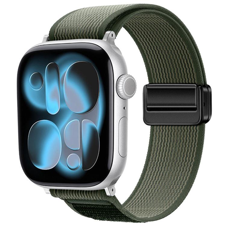 For Apple Watch 42mm / 41mm / 40mm / 38mm Magnetic Buckle Trail Loop Nylon Watch Band Watch Band