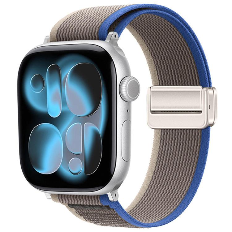 For Apple Watch 42mm / 41mm / 40mm / 38mm Magnetic Buckle Trail Loop Nylon Watch Band Watch Band