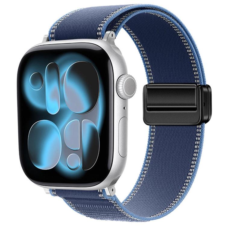 For Apple Watch 42mm / 41mm / 40mm / 38mm Magnetic Buckle Trail Loop Nylon Watch Band Watch Band