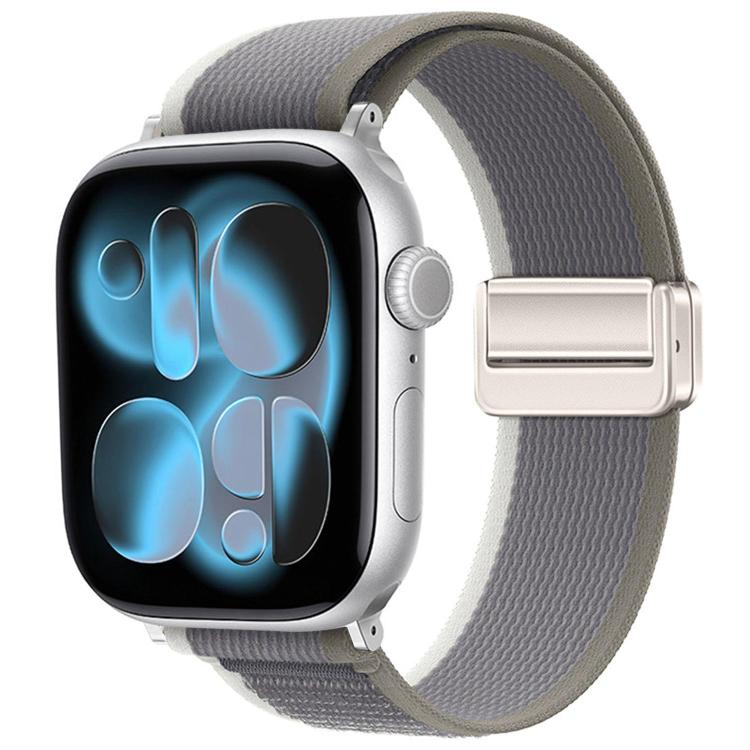 For Apple Watch 42mm / 41mm / 40mm / 38mm Magnetic Buckle Trail Loop Nylon Watch Band Watch Band
