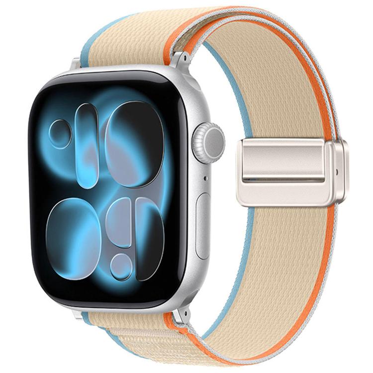 For Apple Watch 42mm / 41mm / 40mm / 38mm Magnetic Buckle Trail Loop Nylon Watch Band Watch Band