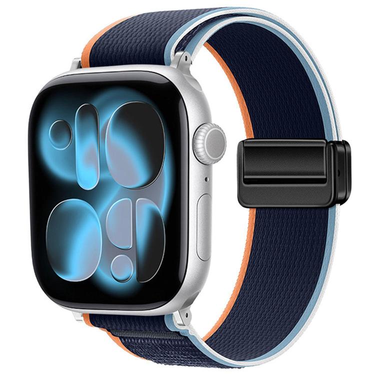For Apple Watch 42mm / 41mm / 40mm / 38mm Magnetic Buckle Trail Loop Nylon Watch Band Watch Band