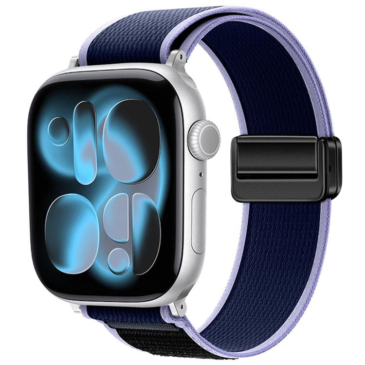 For Apple Watch 42mm / 41mm / 40mm / 38mm Magnetic Buckle Trail Loop Nylon Watch Band Watch Band