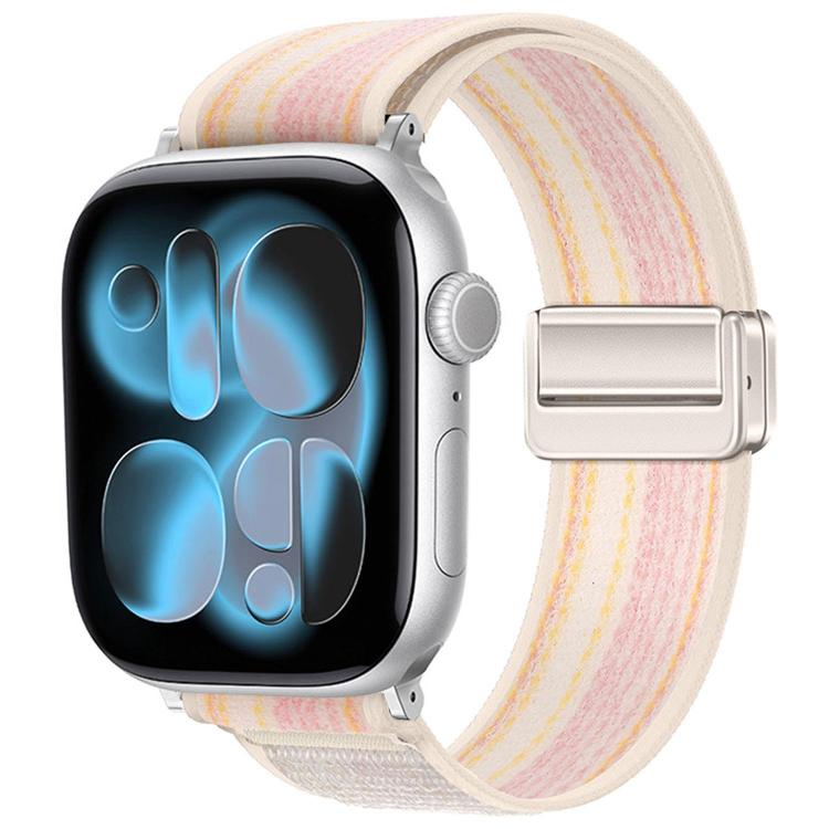 For Apple Watch 42mm / 41mm / 40mm / 38mm Magnetic Buckle Trail Loop Nylon Watch Band Watch Band