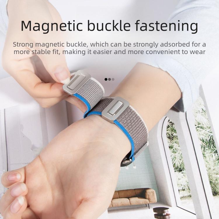 For Apple Watch 46mm / 49mm / 45mm / 44mm Magnetic Buckle Trail Loop Nylon Watch Band Watch Band