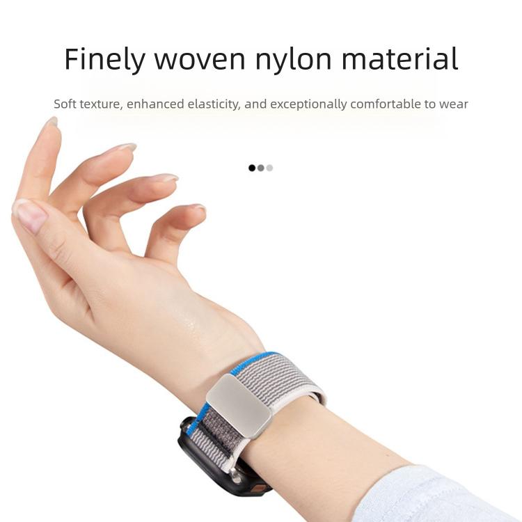 For Apple Watch 46mm / 49mm / 45mm / 44mm Magnetic Buckle Trail Loop Nylon Watch Band Watch Band
